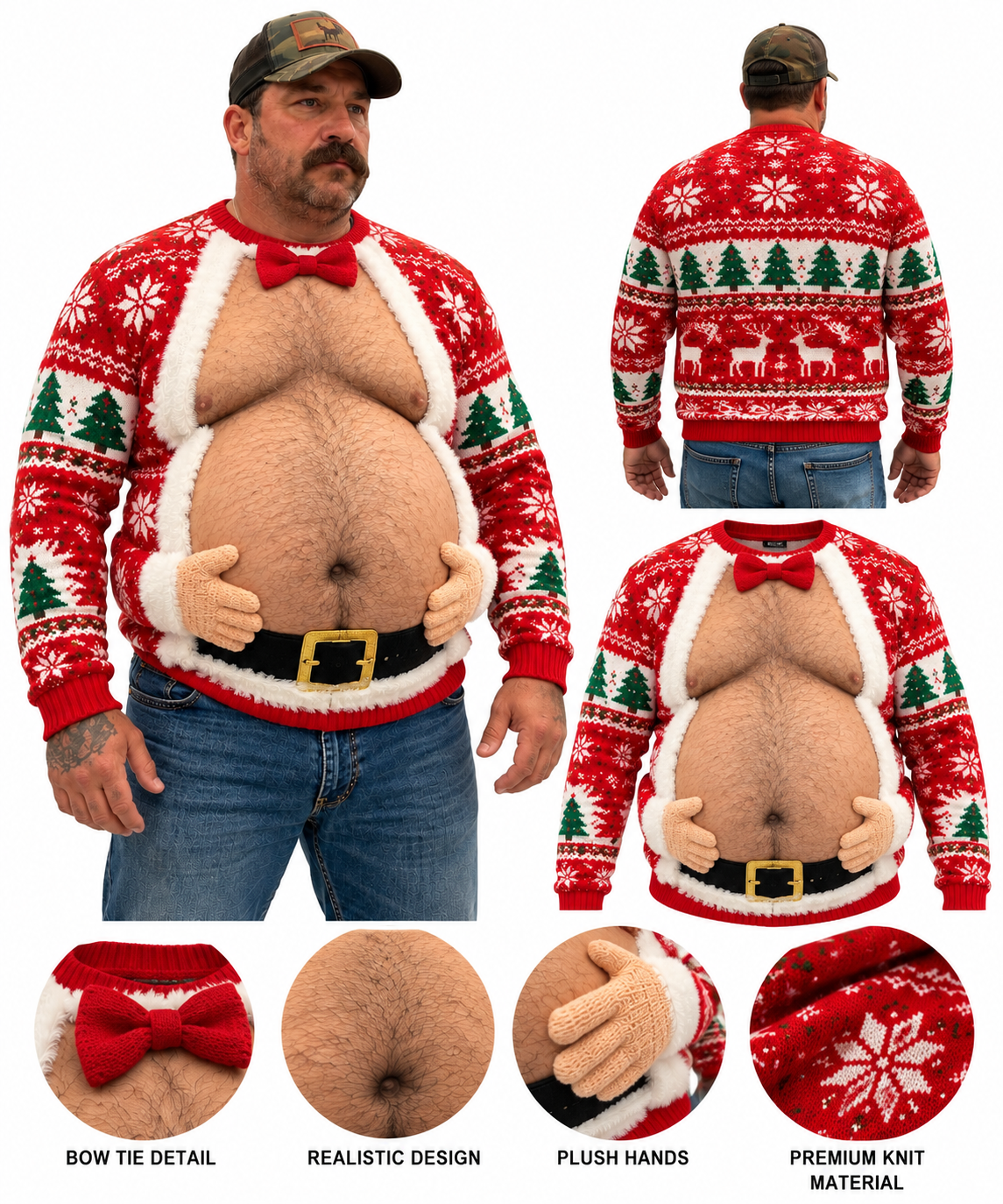 Jolly Wears Belly Sweater