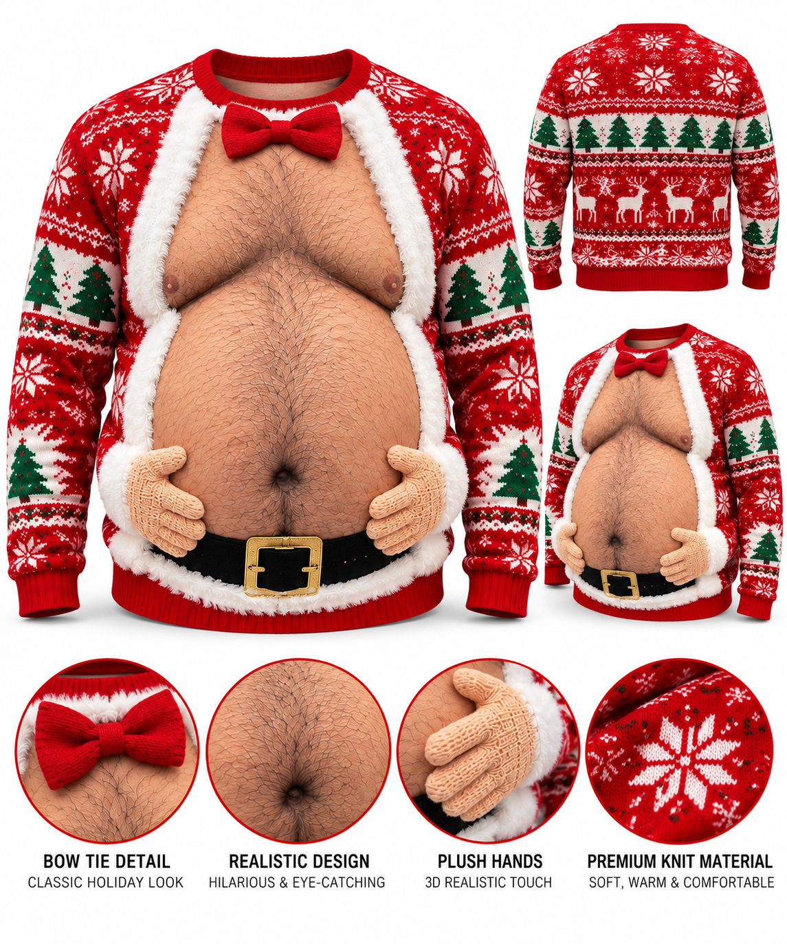 Jolly Wears Belly Sweater